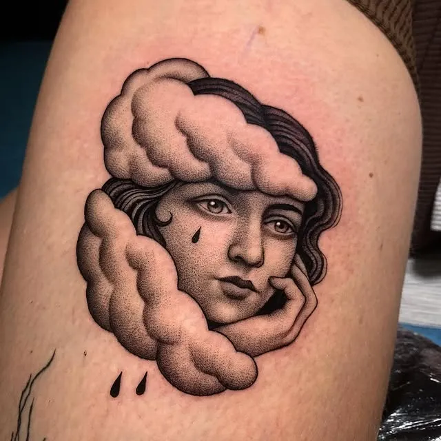 30 Cloud Tattoos That Float with Style and Meaning