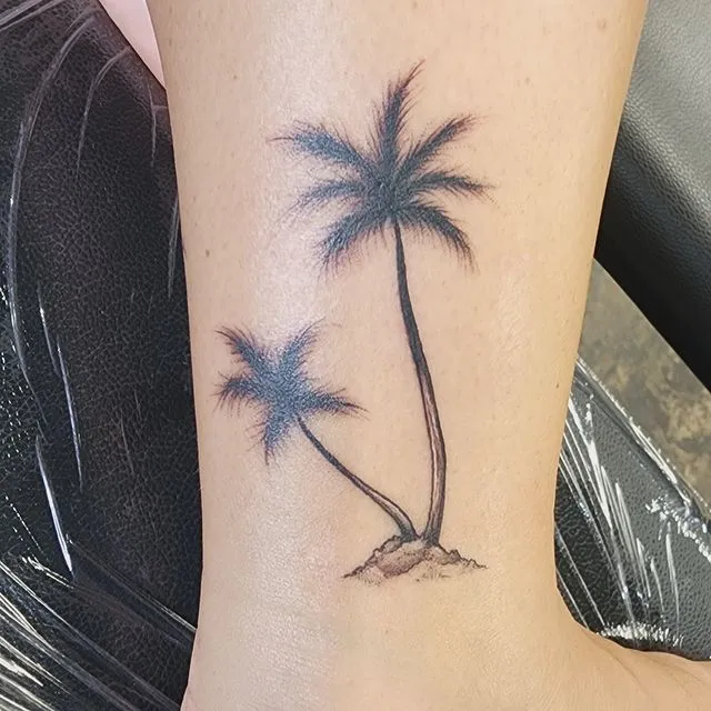 **Dual Palm Harmony Tattoo**