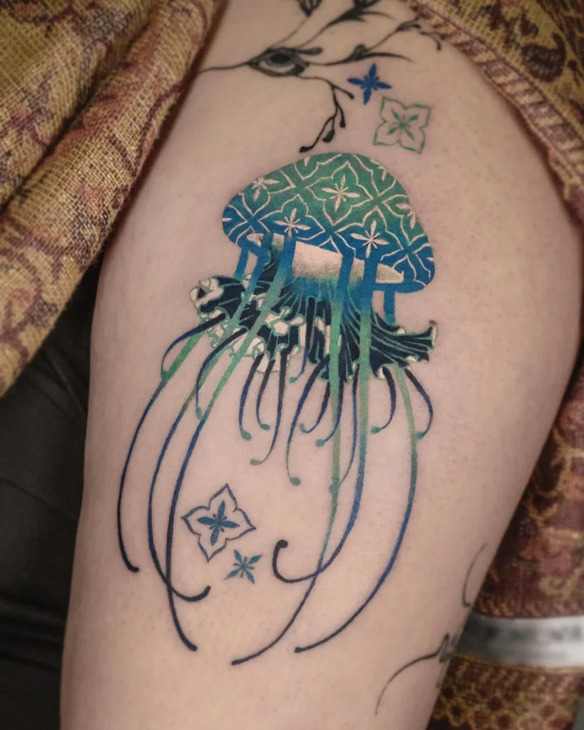 **Floral Jellyfish Harmony**