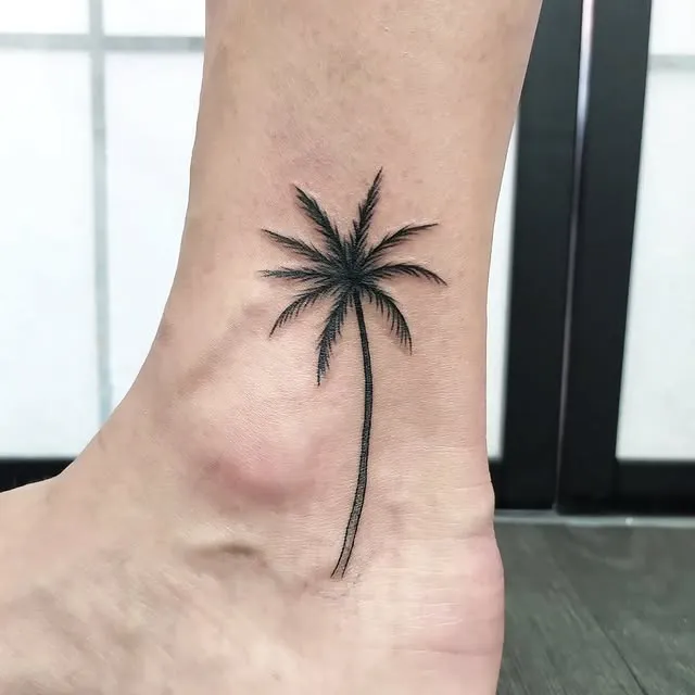 33 Palm Tree Tattoos that Symbolize Tolerance