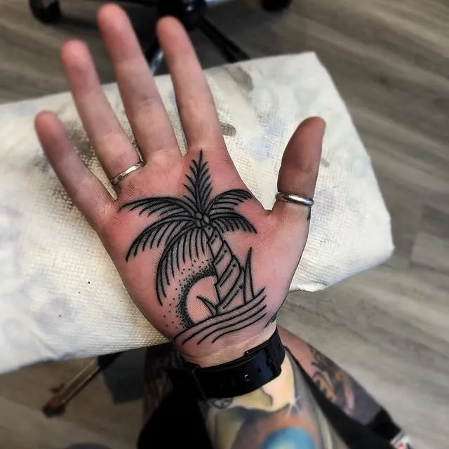 **Palm Sanctuary Tattoo**