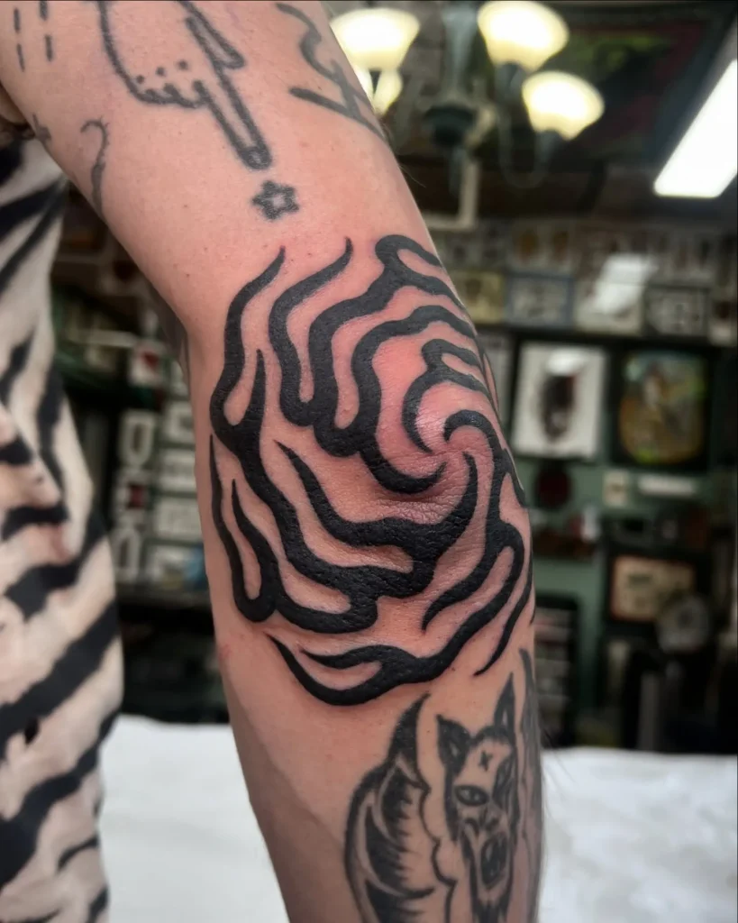 ### Spirals of Fire Tattoo