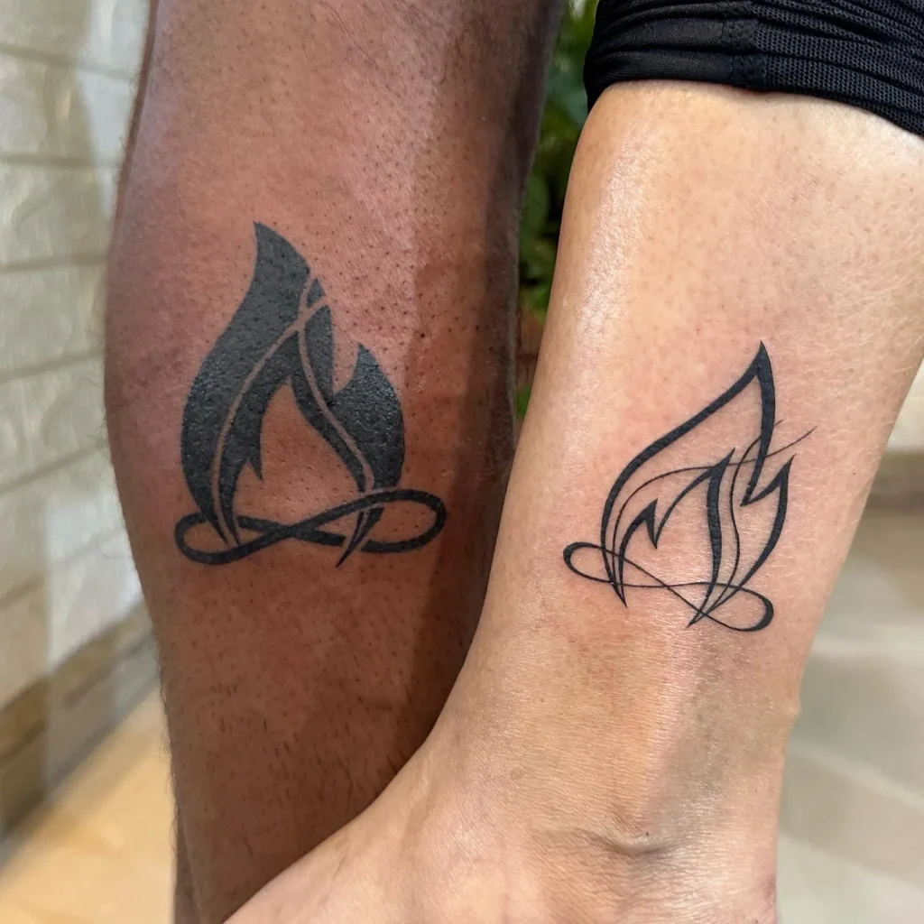 ### Twin Flame Unity Tattoo