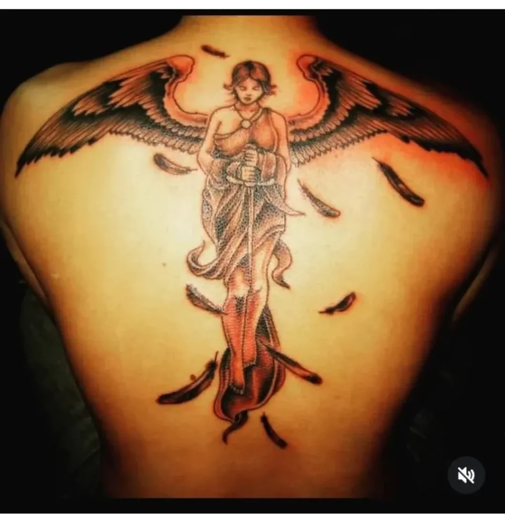 ### Angel of Serenity Tattoo