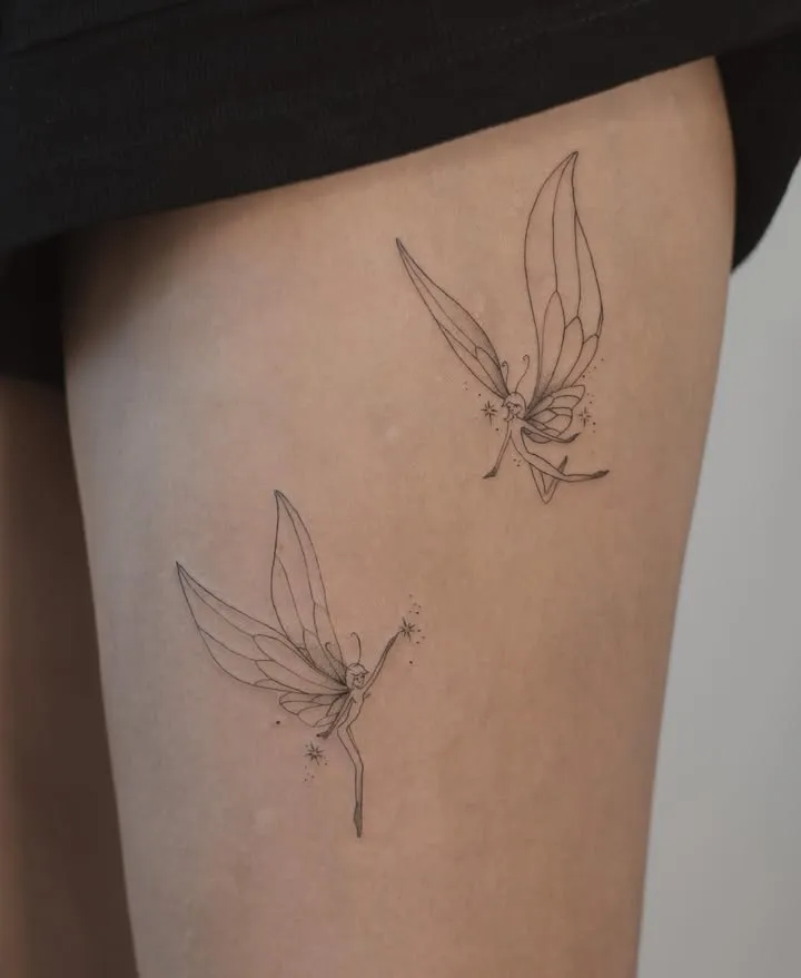 **Dancing Fairy Duo Tattoo**