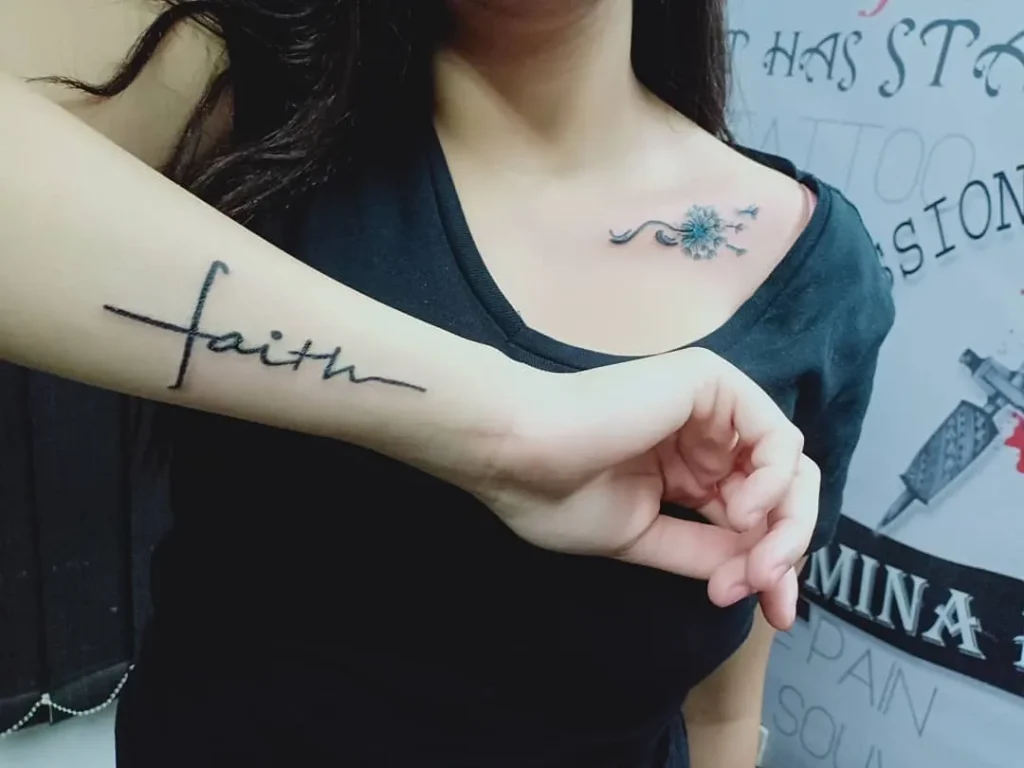 **Faith Written Tattoo**