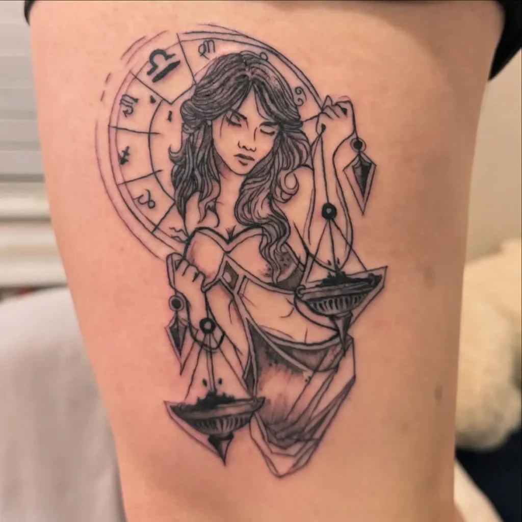 ### Goddess of Balance Tattoo