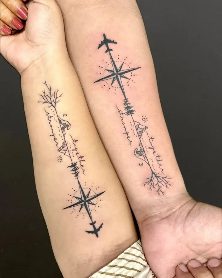 **Journey's Reflection Tattoo**