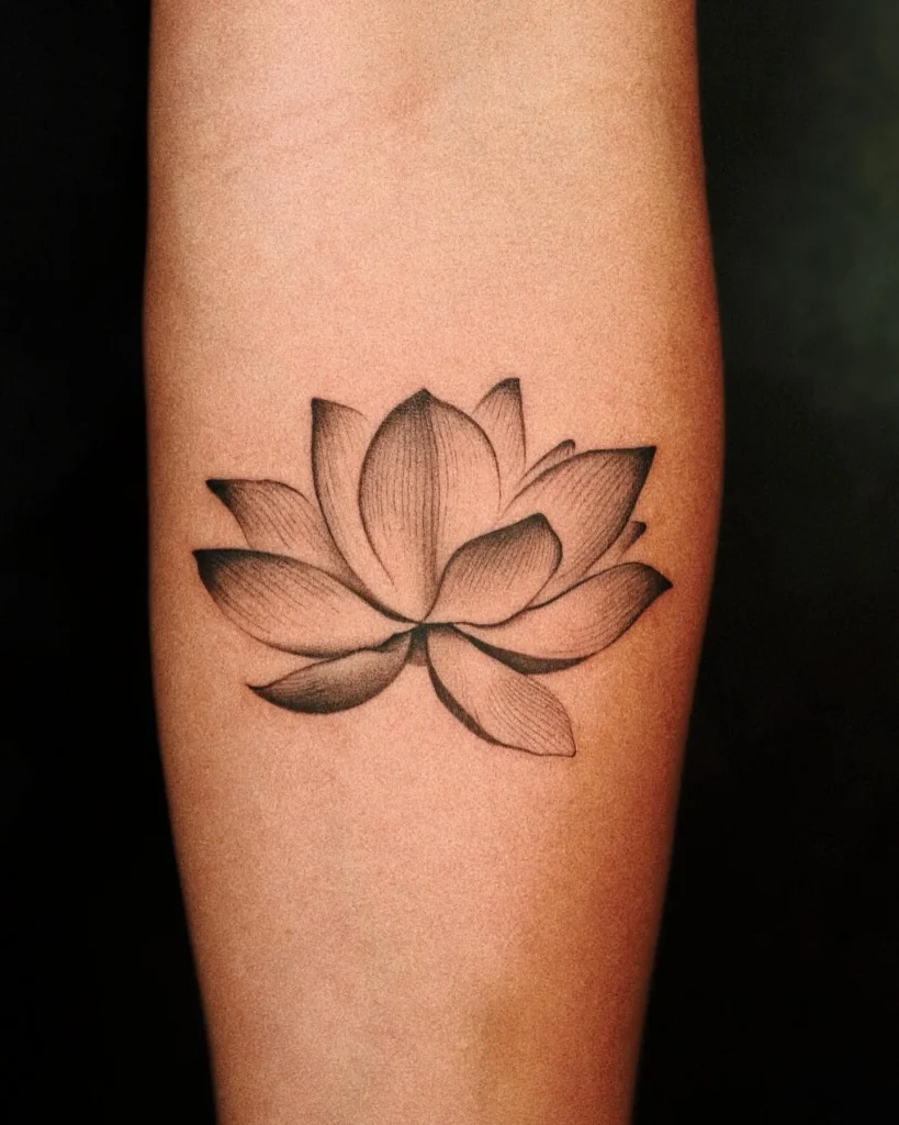 **Lotus Blossom Serenity Tattoo**