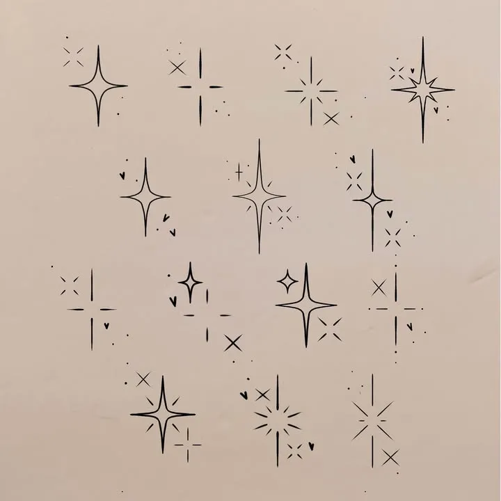 **Minimal Star Cluster Tattoo**