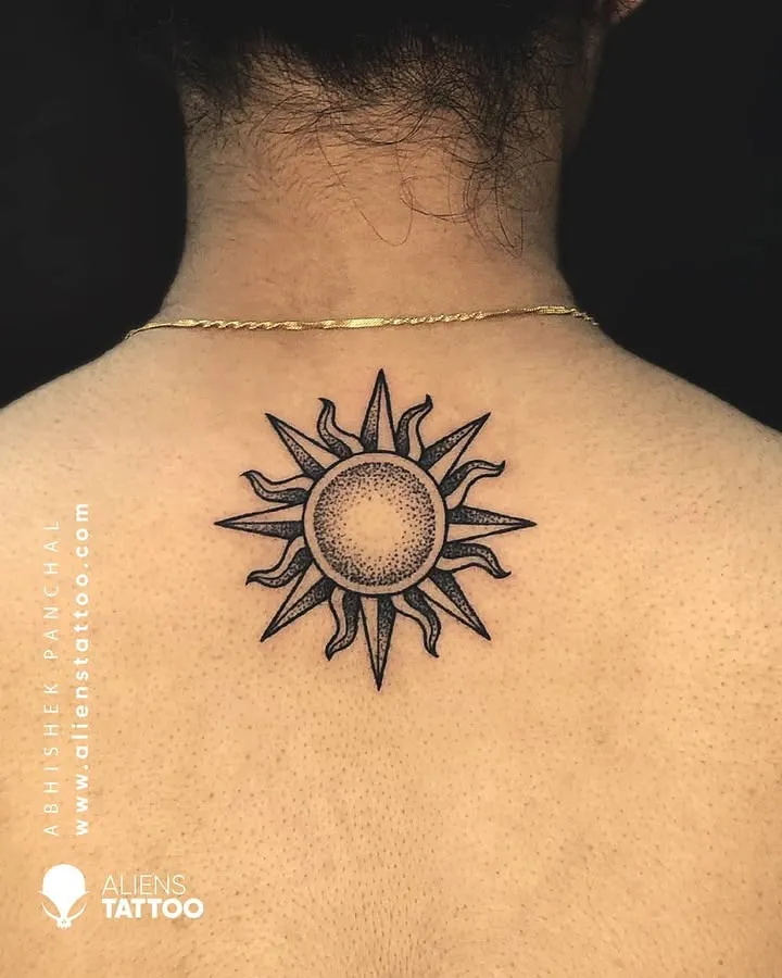 29 Sun Tattoos That Radiate Warmth and Beauty