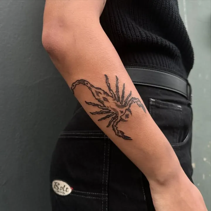 **Scorpion Tale Tattoo**