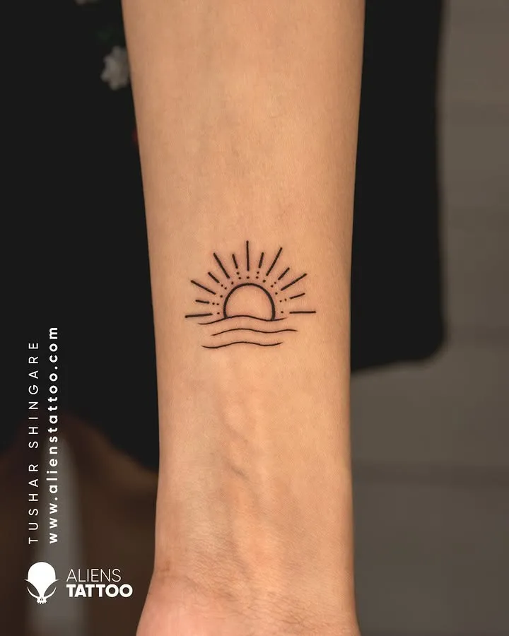 Sunset Horizon Tattoo