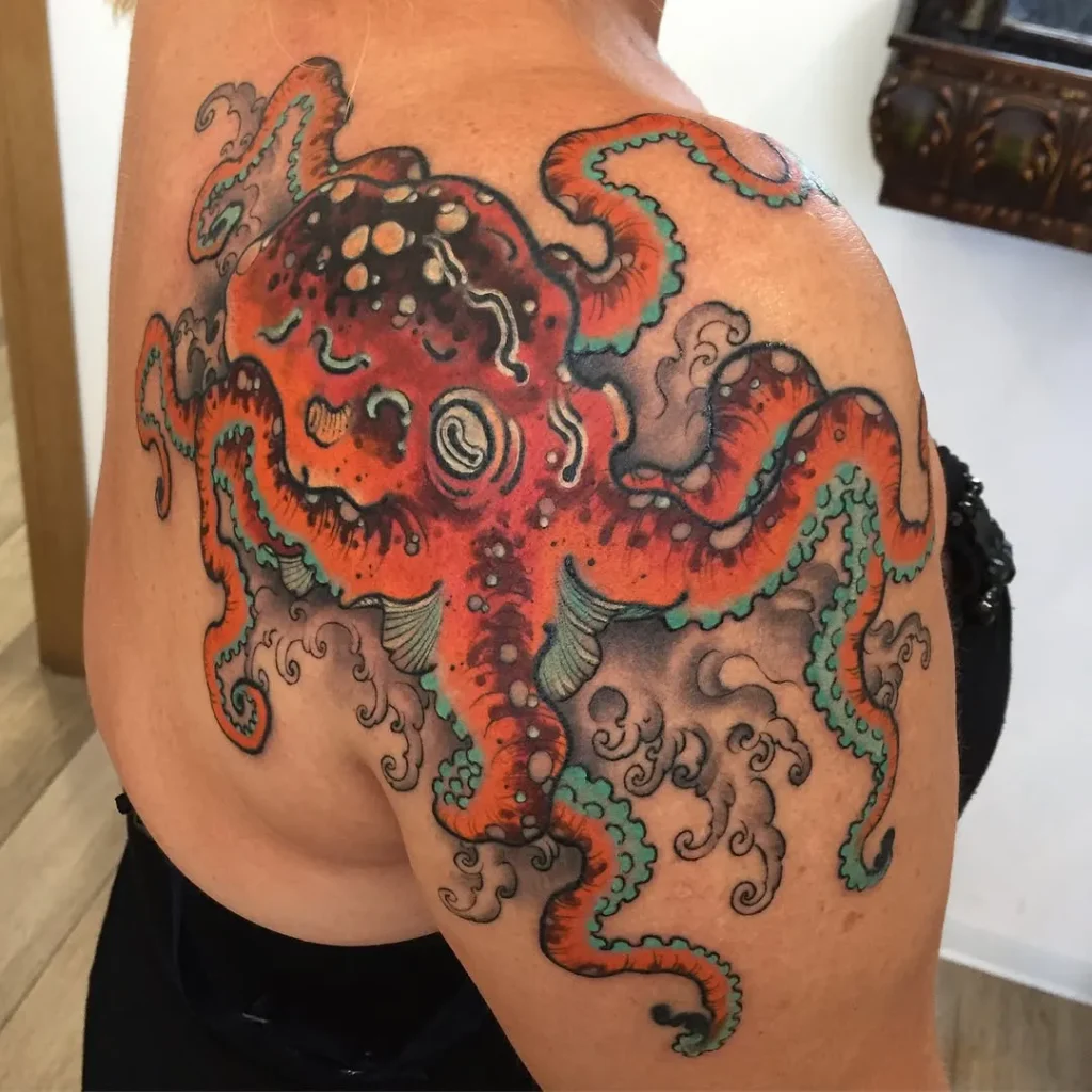 Bold Shoulder Octopus