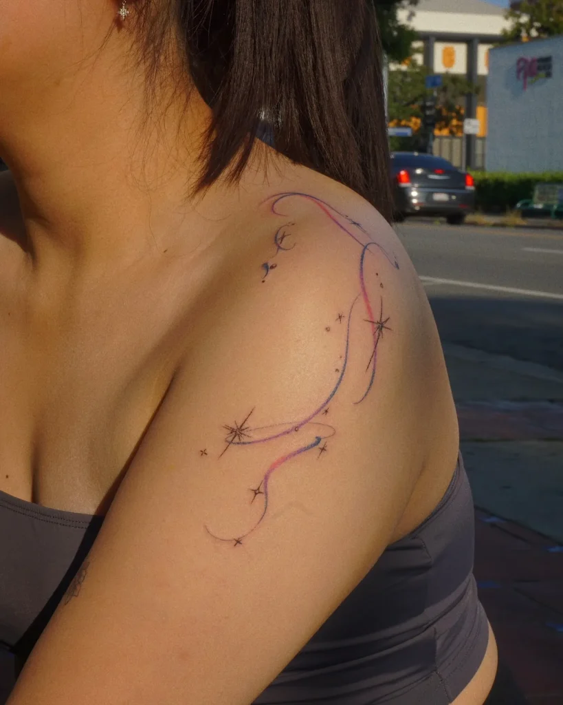 ### Celestial Swirls Tattoo