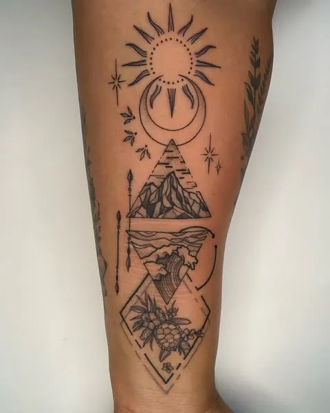 Celestial Wilderness Tattoo