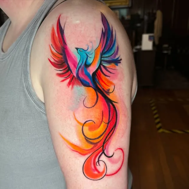 Colorful Phoenix Flair