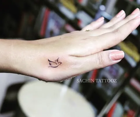 Dove in Flight Tattoo