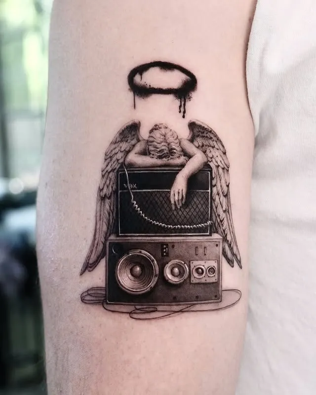 Fallen Angel Amp Tattoo