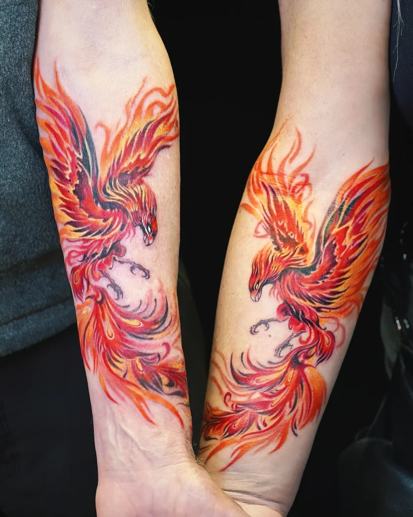 Fiery Phoenix Couple