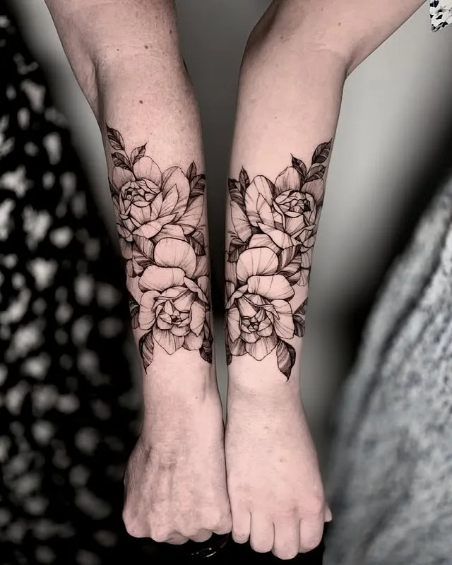 Floral Forearm Bands