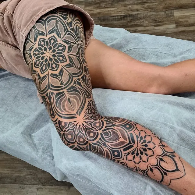 ### Floral Mandala Sleeve