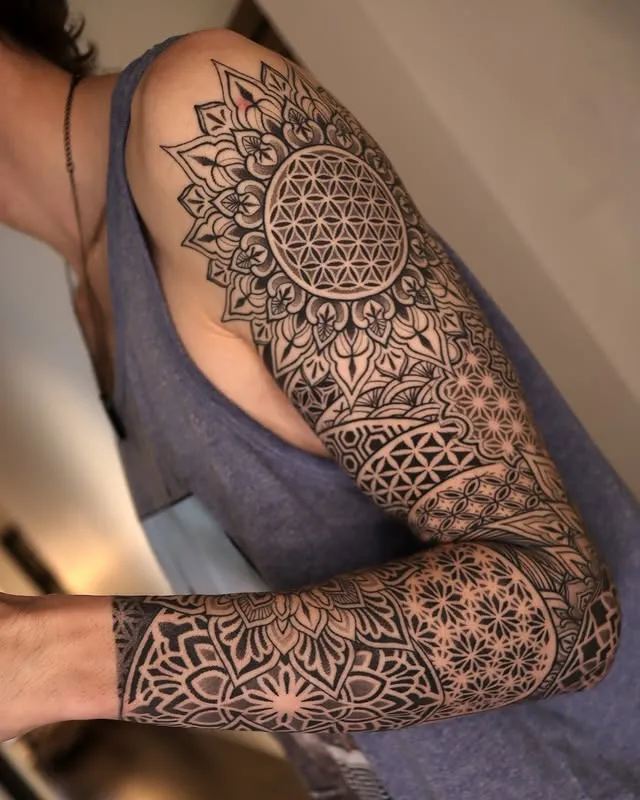 Floral Mandala Sleeve