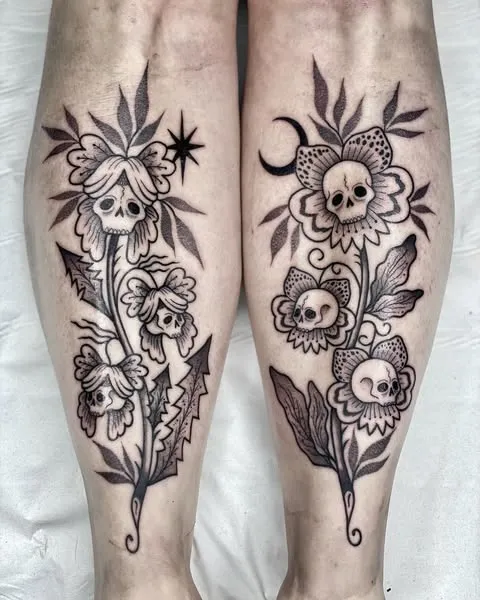 Floral Skull Blooms