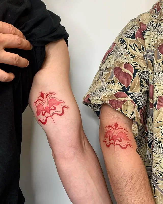 Floral Symmetry Tattoo