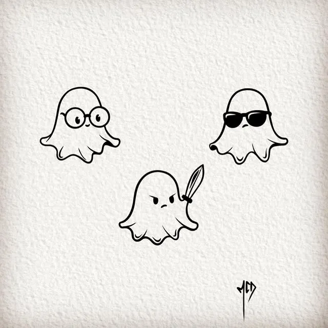 Ghostly Trio Tattoos