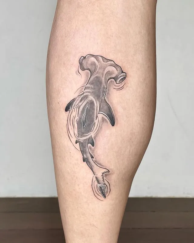 Hammerhead Elegance Tattoo