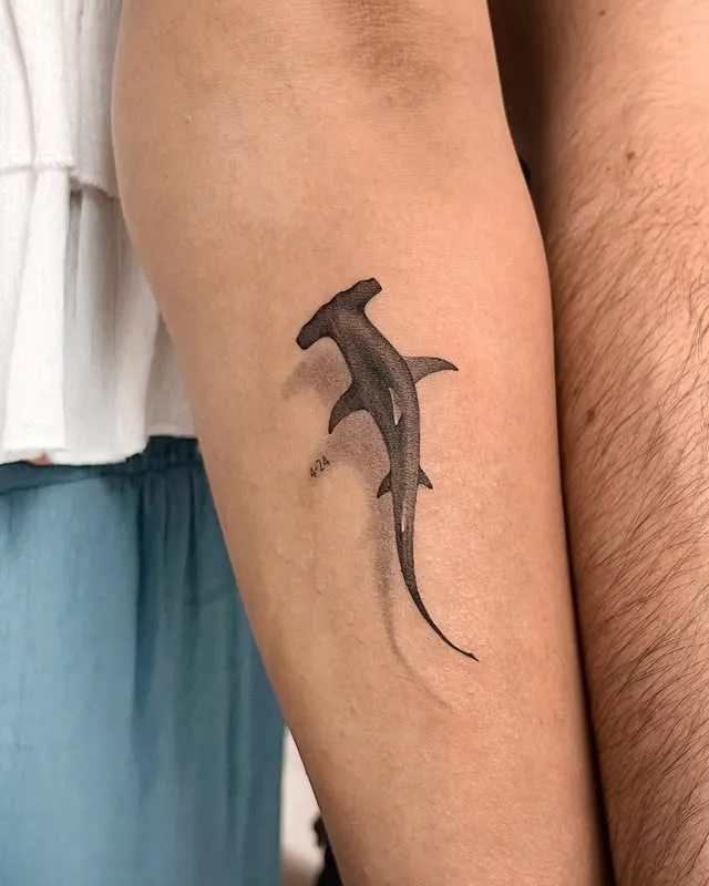 Hammerhead Elegance Tattoo