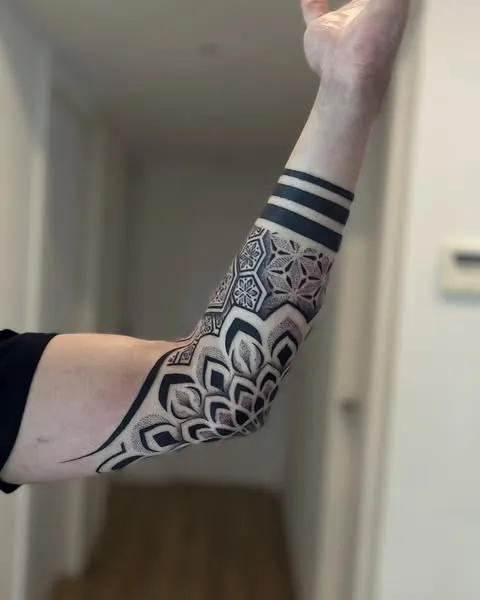 Intricate Elbow Mandala