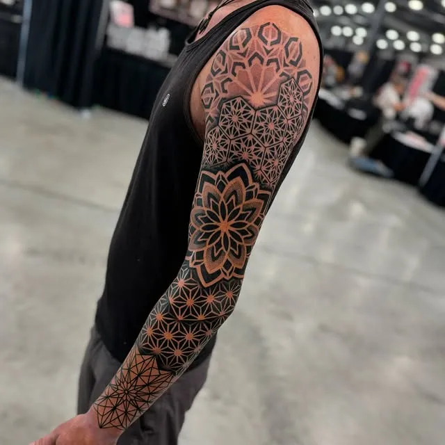 Intricate Floral Mandala Sleeve