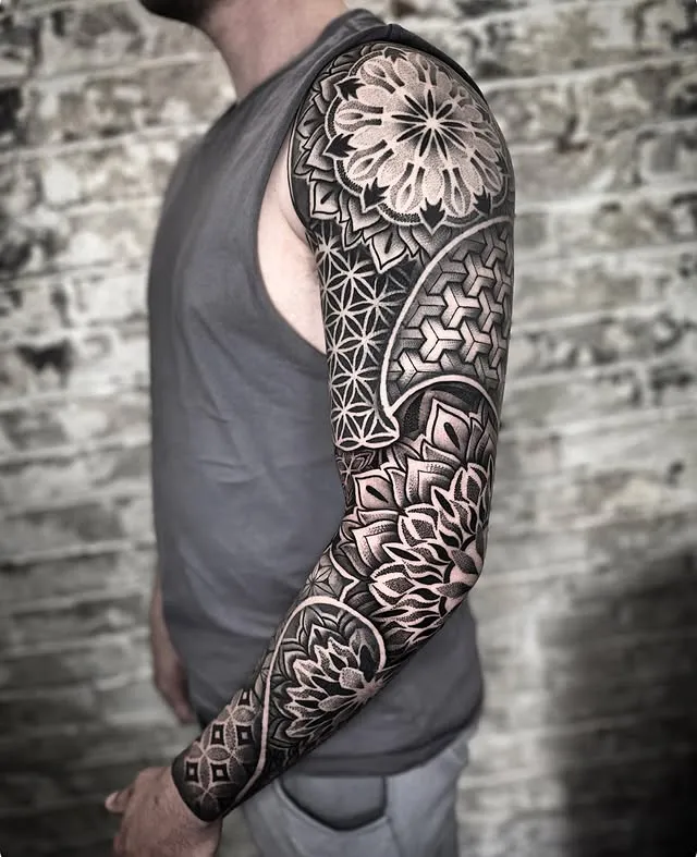 Intricate Floral Sleeve