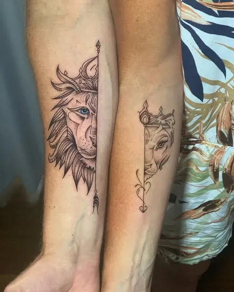 Lion Lovers Arm Duo