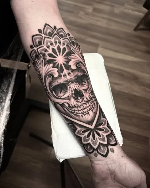 Mandala Skull Fusion