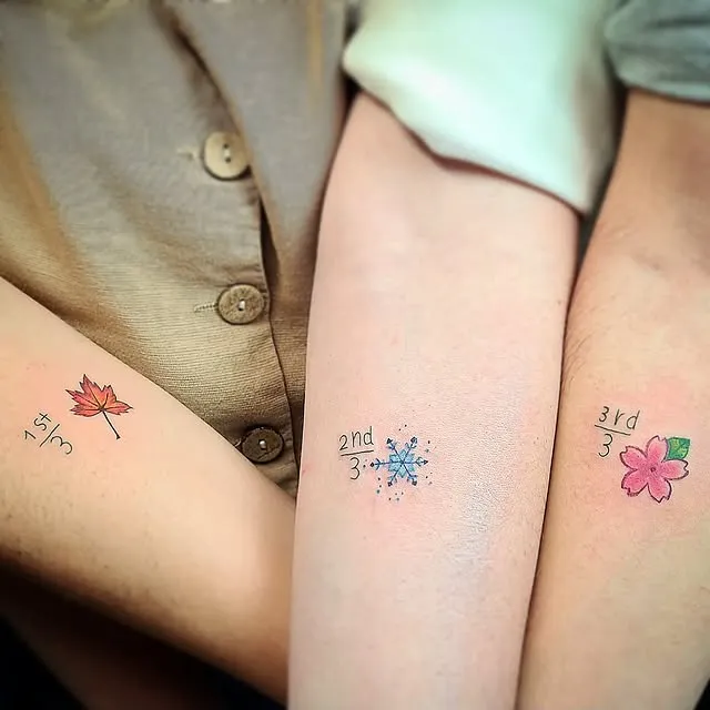 Maple, Snowflake, Blossom Tattoo