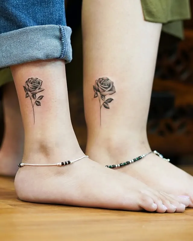 ### Matching Ankle Roses