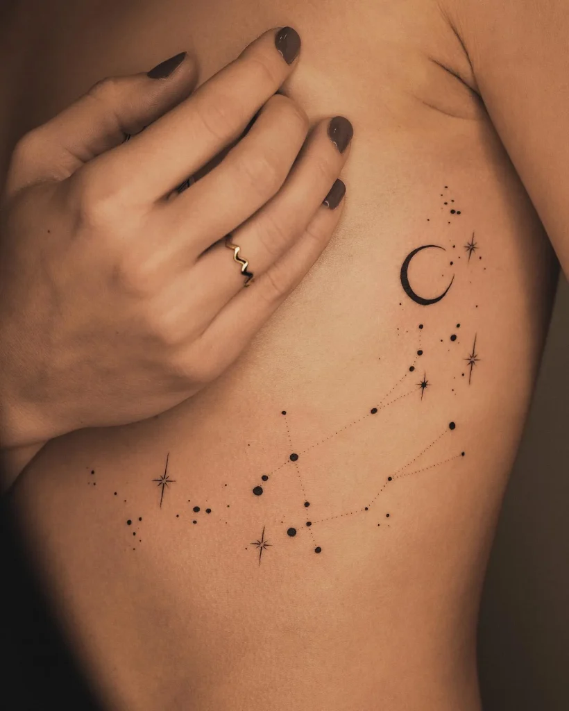 **Moonlit Harmony Tattoo**