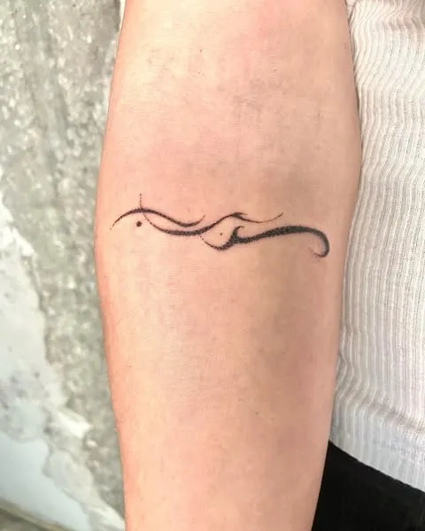 Ocean Wave Harmony Tattoo