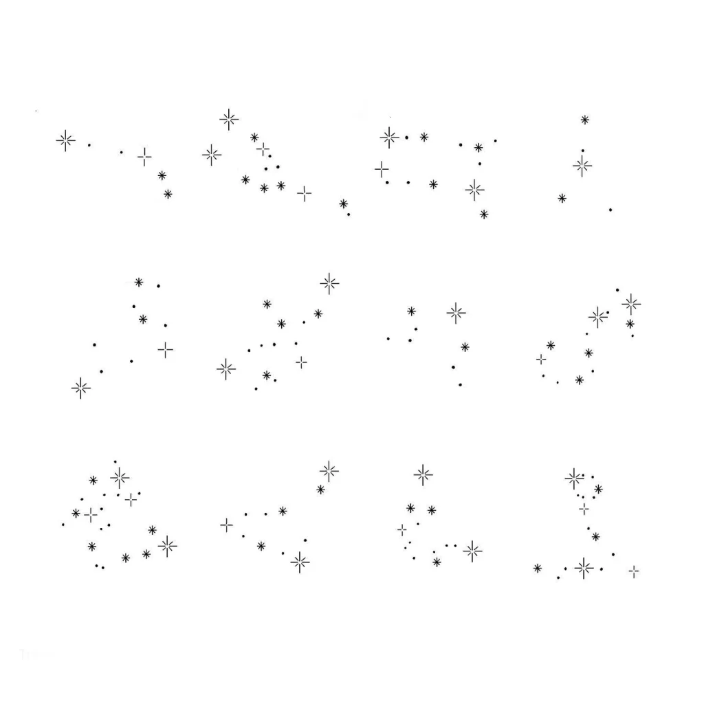 **Scattered Star Clusters Tattoo**