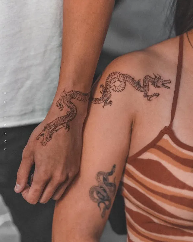 Serpentine Connection Tattoo