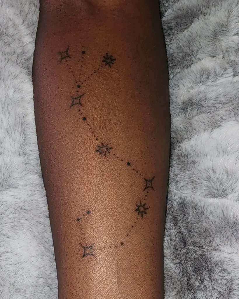 ### Starry Night Trail Tattoo