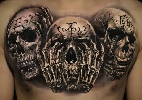 Three Skulls in Harmony