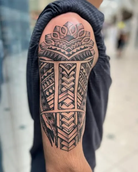 **Tribal Arm Symphony Tattoo**