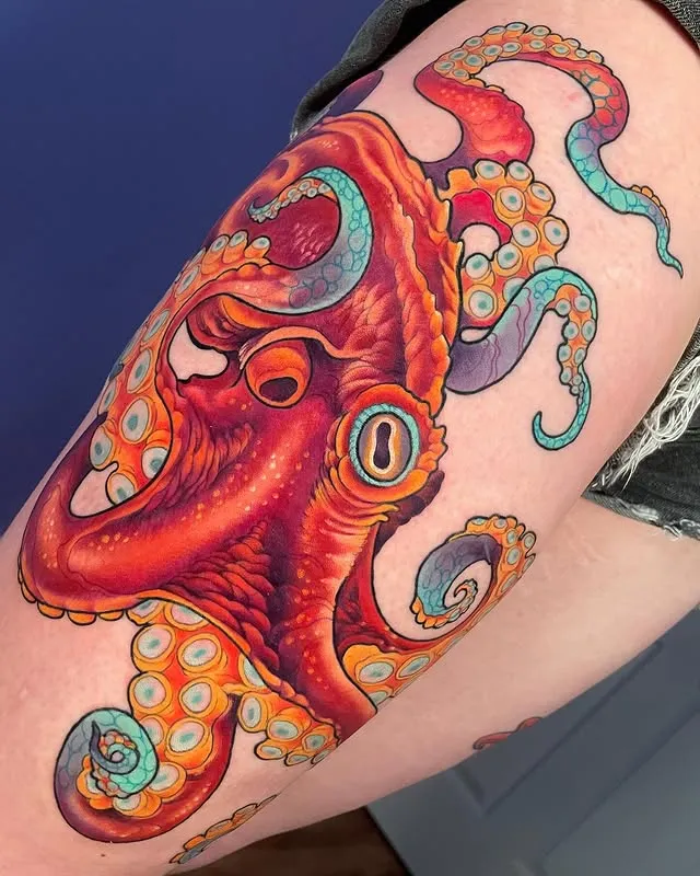 Vibrant Tentacle Flow