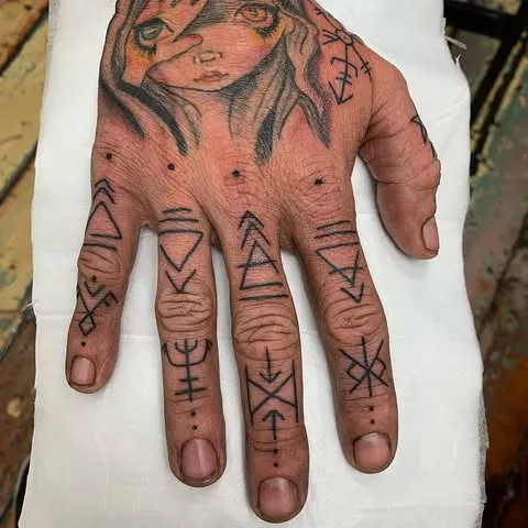 Wandering Soul Hand Tattoo